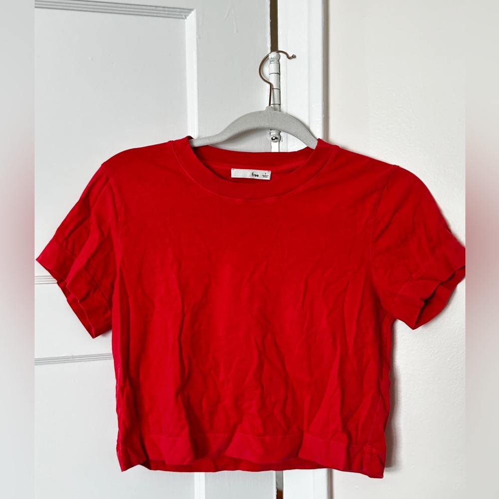 Wilfred Red Cropped Tshirt